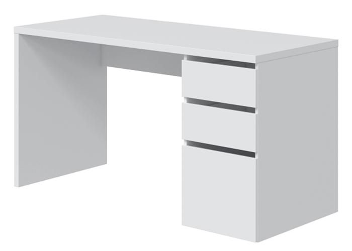 Table du bureau meuble du bureau réversible en bois coloris Blanc artik - hauteur 74 x longueur 60 x profondeur 138 cm Table du bureau meuble du bureau réversible en bois coloris Blanc artik - hauteur 74 x longueur 60 x profondeur 138 cm