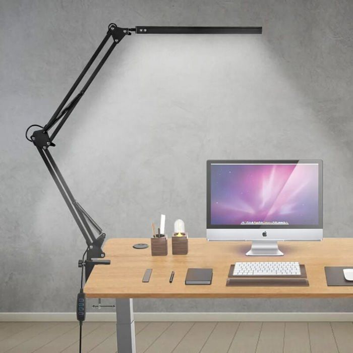 Lampe de Bureau LED - YYV - Architecte - Dimmable - Protectrice des Yeux - 360°