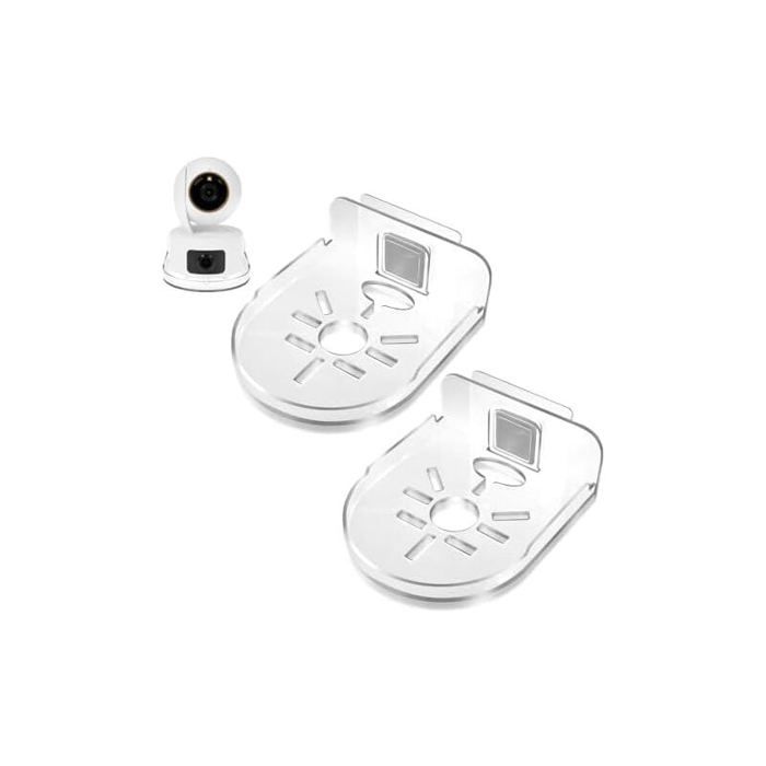 9.5x12x3.5cm 2 Pièces Support Mural Compatible avec Caméra Surveillance Plastique Universels Accessoires Supports pour Caméra Dô
