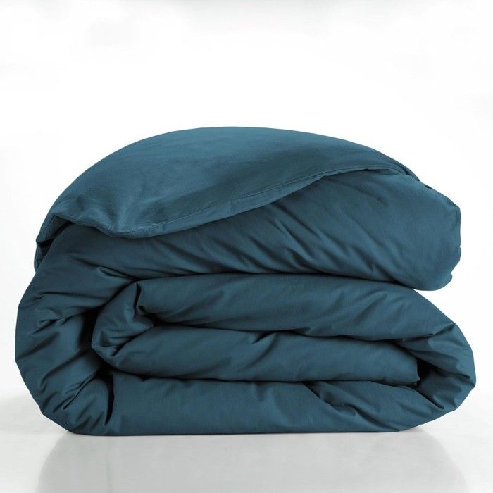 Housse de couette - Douceur dIntérieur - LINA - Coton - 240x220cm - bleu Housse de couette - Douceur dIntérieur - LINA - Coton - 240x220cm - bleu