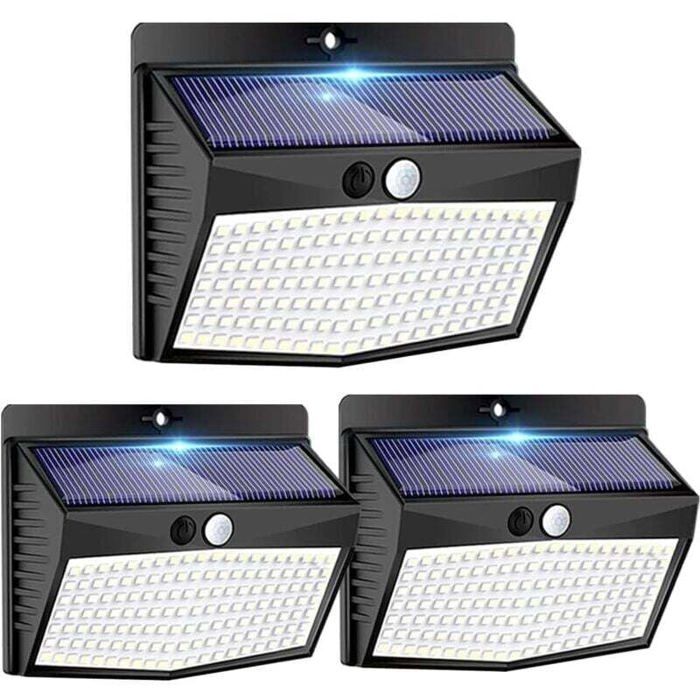 Lampe solaire extérieure détecteur de mouvement - ZOR® - ZOR® - 138 LED - IP65 étanche - 3 modes - Lot de 3 Lampe solaire extérieure détecteur de mouvement - ZOR® - ZOR® - 138 LED - IP65 étanche - 3 modes - Lot de 3