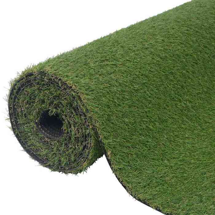 Gazon artificiel - vidaXL - 1x10 m - 20 mm - Vert - Résistance aux UV - Polypropylène - PE - 4 couleurs de poils - Dense