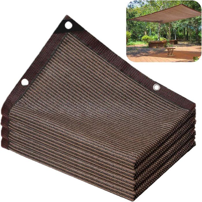 Maille solaire 3mx4m avec grille Protection UV légère et durable Jardin Terrasse Pergola tissu dombrage véranda véranda