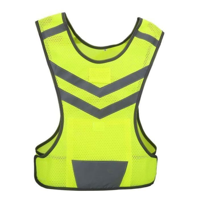 Gilet de sécurité réfléchissant gilet de sport gilet de sécurité gilet fluorescent en cours dexécution gilet GILET DE SECURITE
