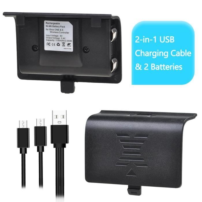 2 batteries de sans fil pour Xbox One Xbox One SXbox One X