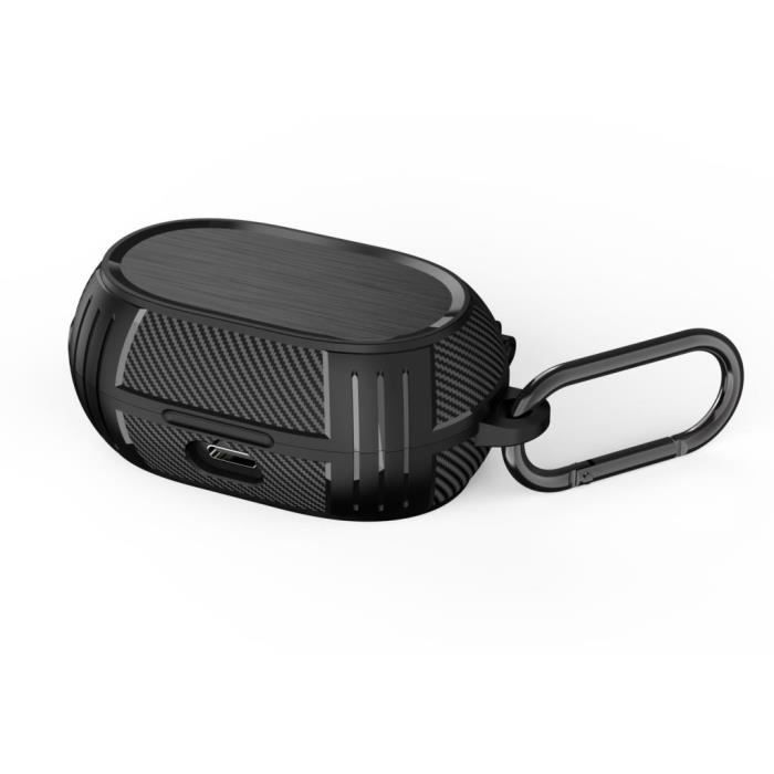 Étui Somstyle adapté aux écouteurs sans fil Jabra Elite 3 - Siliconen souple avec clip
