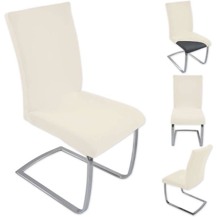 Housse Élastique Pour Pouf Ou Tabouret – Taille 35x30 Cm, Beige, En Polyester/Spandex | Protection Amovible Et Lavable