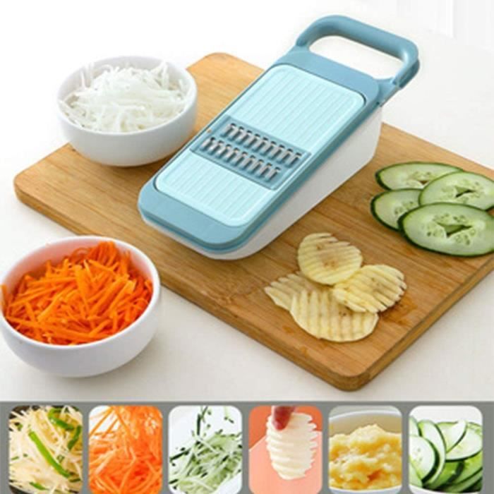 Coupe-légumes Multifonctionnel - Râpe Réglable Inox Pour Carottes, Fromage Et Plus