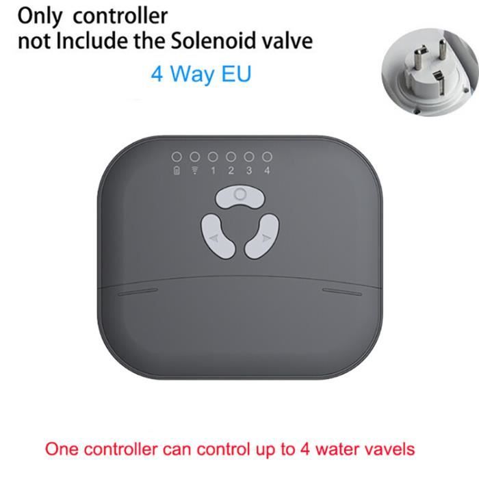 Programmateur Arrosage Intelligent Netro - WiFi, 6 Zones, Compatible Alexa