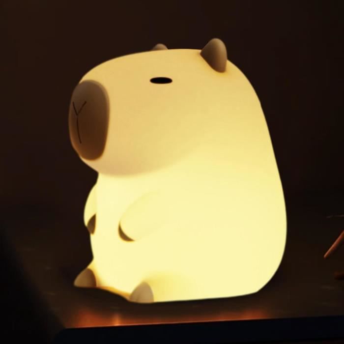 Capybara Veilleuse Bébé Lampe Silicone De Chevet Chambre Veilleuse Led Veilleuse Lumière Chaude