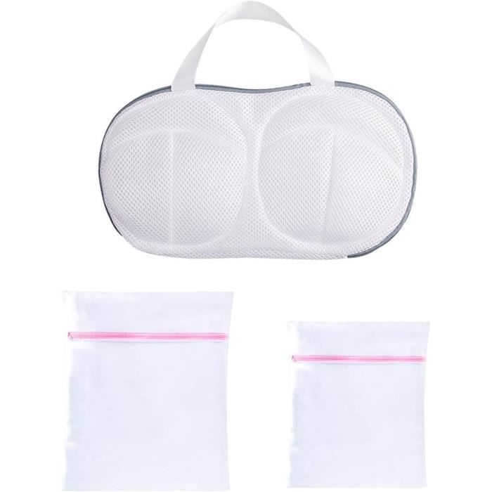 Lot De 2 Filets à Linge Pour Machine à Laver - 30x40 Cm - Polyester Résistant - Protection Des Vêtements Délicats Et Soutiens-gorge