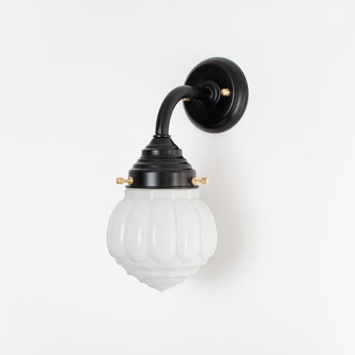 Lampe dextérieur - Applique Wassail Curve Noir - Art Deco Trade