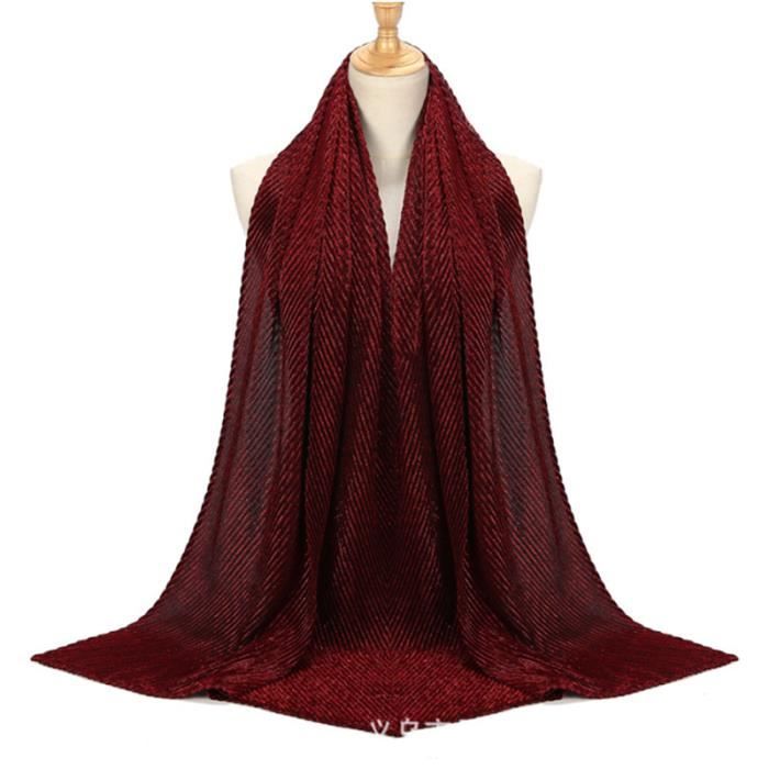 Guaizhou Foulard Carré Russe Ukrainien Hijab Musulman Couleur