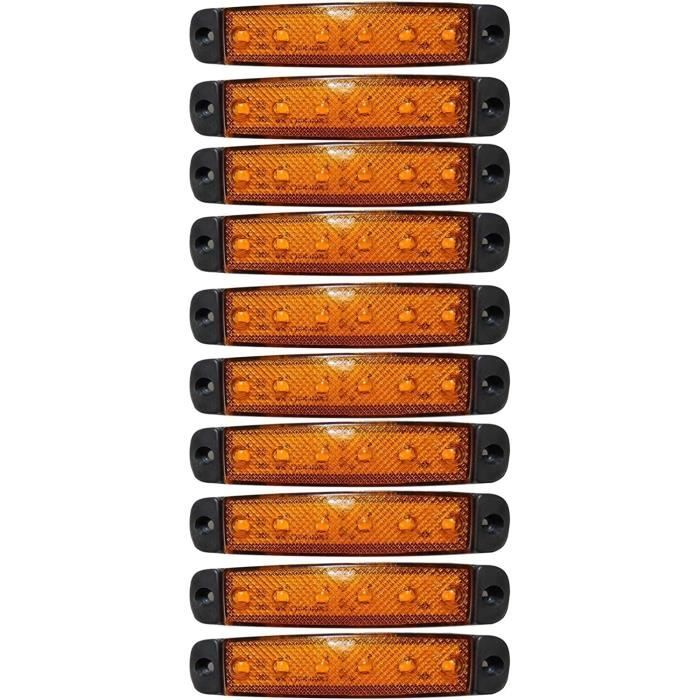 Feu De Gabarit Latéral Encastré Orange Pour Camping-car - SIFI 95360.55 - Neuf