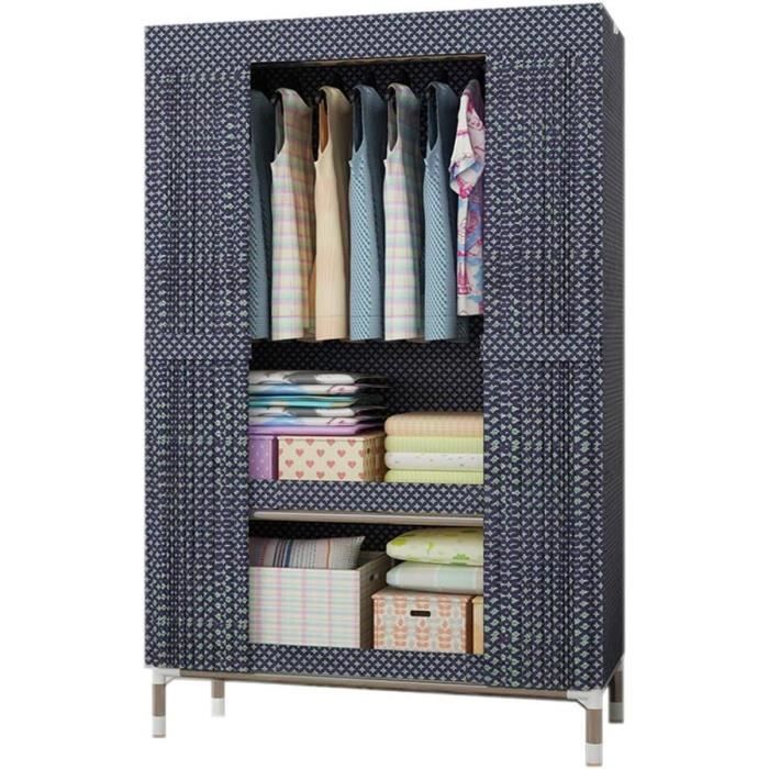 Petits Armoire en Tissus, Pliable Armoire de Rangement en Tissu avec