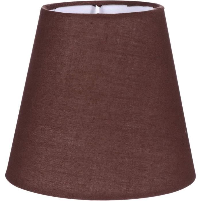 Abat-Jour Carré En Lin Texturé – Vintage/Rétro – Pour Lampe Table Ou Plafonnier