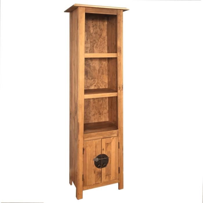 Armoire de salle de bain en bois pin massif recyclé - MAISON* - Contemporain - Design - 48 x 32 x 170 cm