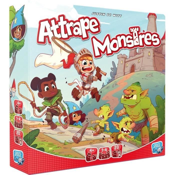 Attrape Monstres - Asmodee - Jeu Enfant coopératif - Combattez les monstres, ensemble ! - Dès 4ans