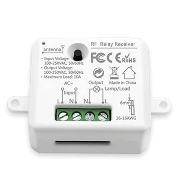 Module Interrupteur Interrupteur Complémentaire Pour Kit Gamme Sensitive - Pièce Détachée Pour Installation Multi-interrupteurs Double Sans Fil 2 Modules