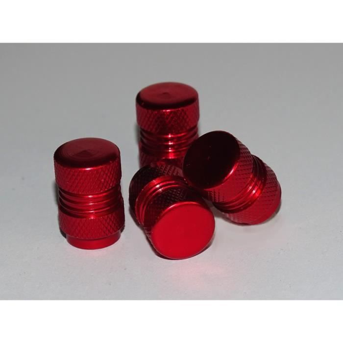 6 Capuchons De Valve Pour Vélo - Rouge - Marque Uxcell - Neuf