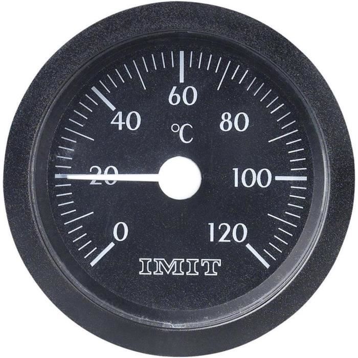 120 ℃ deau et dhuile avec capteur de 1 m Jenor Cadran Thermomètre capillaire Jauge de température 0