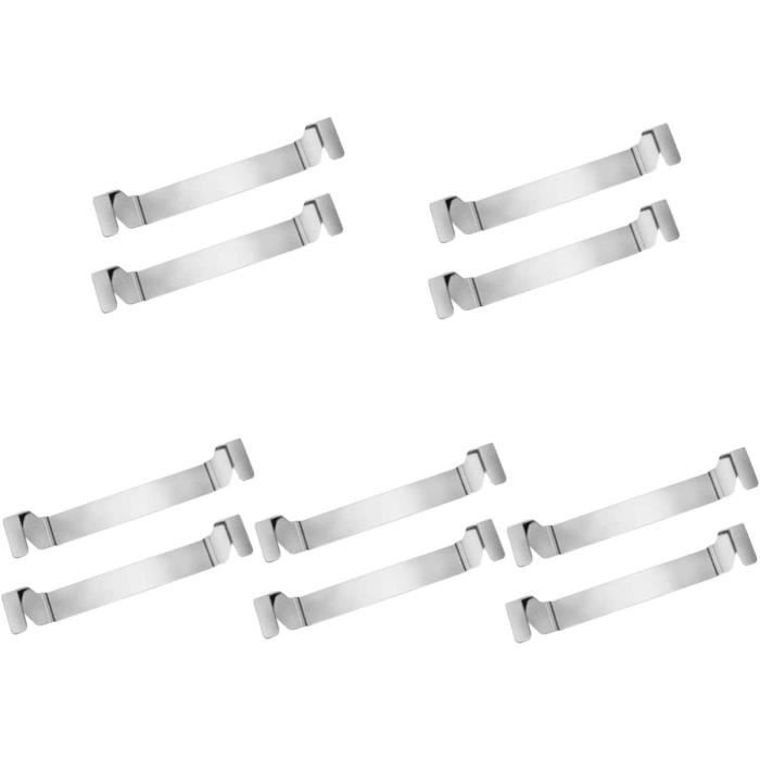 Porte Toast Inox 2 Pièces - Support Pain Grillé 8 Fentes - Accessoire Cuisine Pratique
