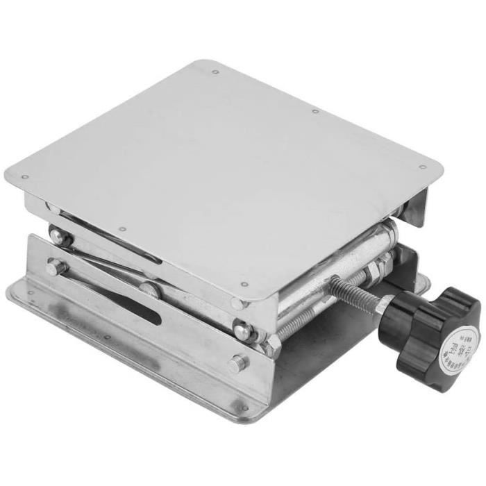 Table Élévatrice De Labo - Plateforme Réglable Manuelle, Capacité 5kg, Pour Expériences