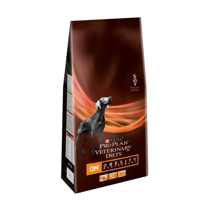 Croquettes pour chien Pro Plan Veterinary Diets OM Obesity Management - 12 kg