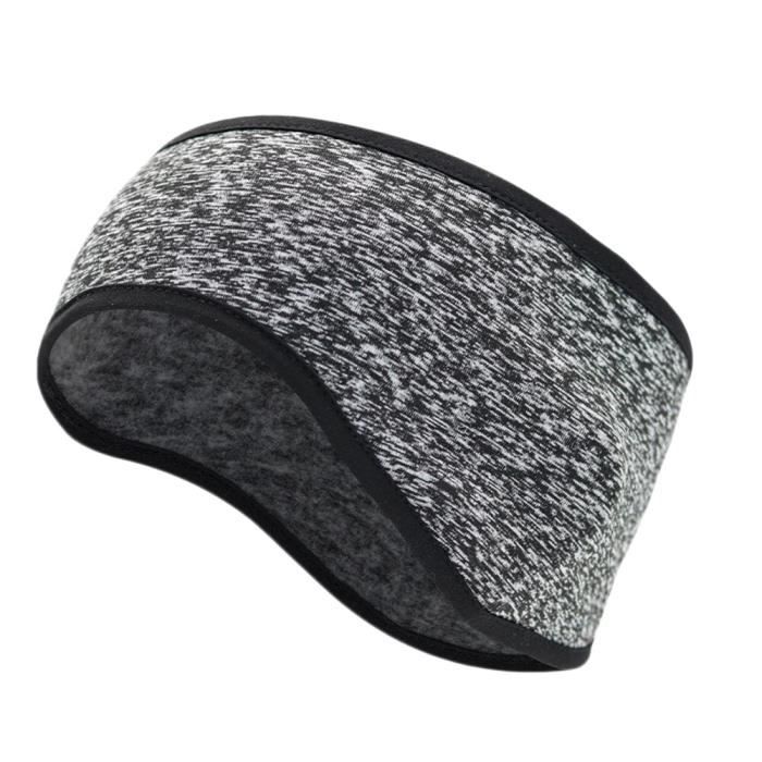 Bandeau Polaire Chaud Avec Cache-oreilles - Taille Unique Homme/femme - Pour Sports D'hiver, Running, Randonnée - Lavable Main