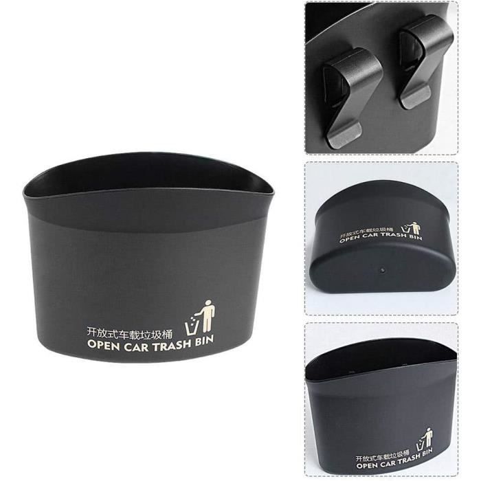 Poubelle De Voiture Pliable Qirc - Pour Porte Ou Siège, Tissu Oxford, 20x7.5x14cm