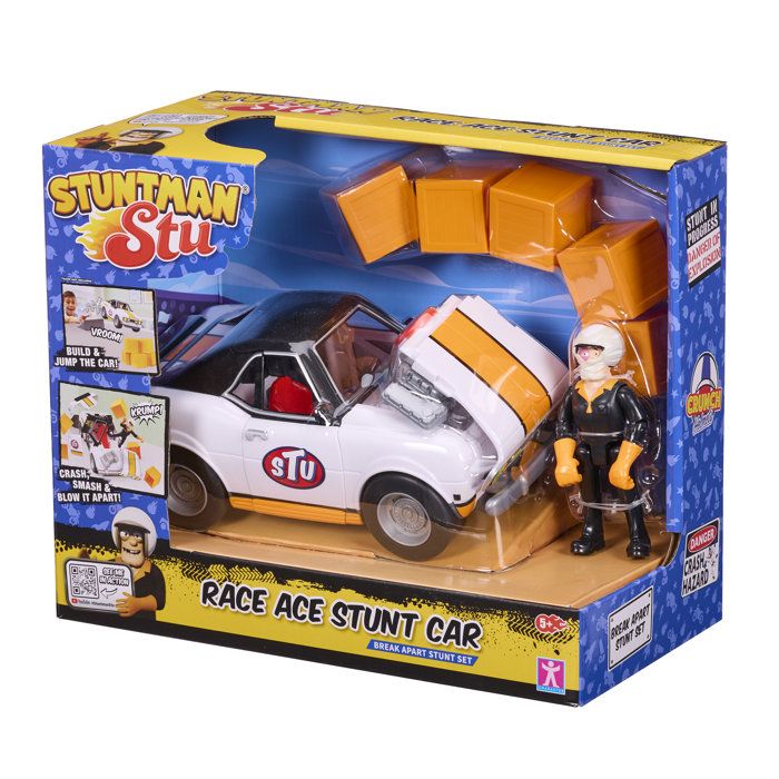 Voiture de Course BANDAI COSS8200 – Stuntman Stu avec Figurine Cascadeur Inclus - vue 7