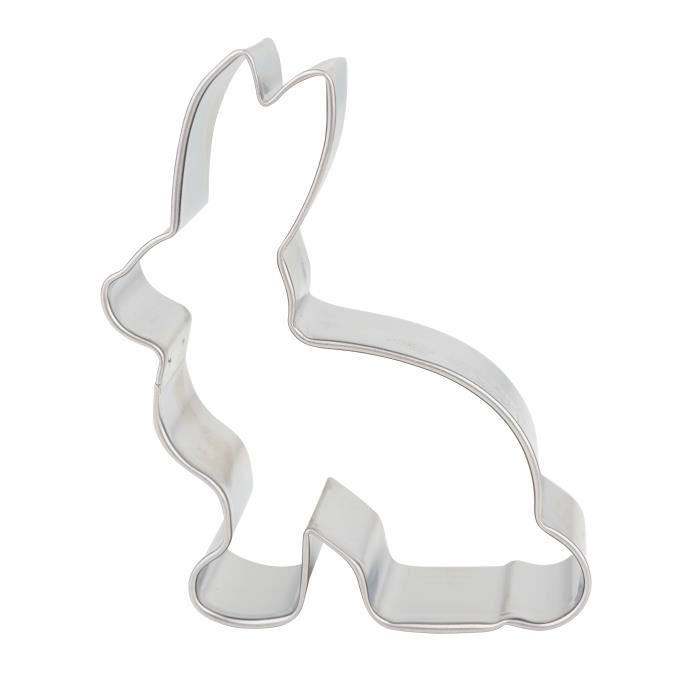 4 Emporte-pièces Lapin De Pâques - Acier Inoxydable Alimentaire - Biscuits Pâtisserie DIY