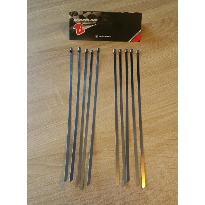 Bande échappement 10m Noir Bande Isolante Thermique Noire 10 M Tres Colliers Inox Pour 682097 - Foto 5