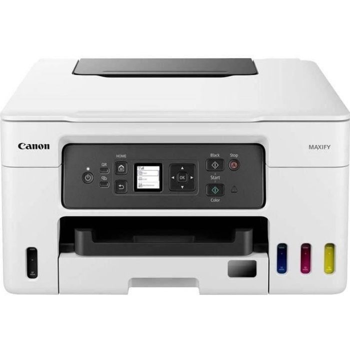 Imprimante Multifonction - CANON - MAXIFY MEGATANK GX3050 - Jet dencre rechargeable - Couleur - Wi-Fi – Blanc