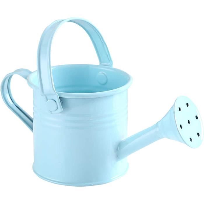 Mini Poupée Ancienne + Arrosoir Métal – Duo Vintage Déco