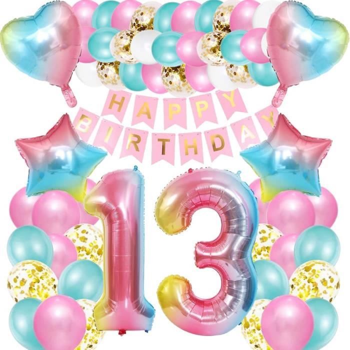 Set Couronne & Écharpe 13 Ans - Diadème Strass Violet + Écharpe "It's My 13th Birthday" - Décoration Fête Anniversaire Fille