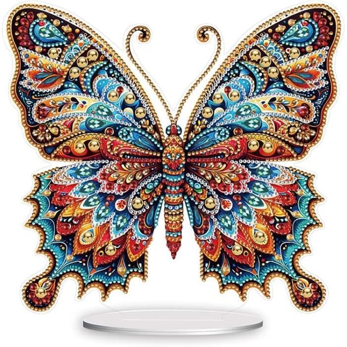 Boîte De Rangement Diamant DIY Peinture Diamant Design Créatif En Forme De Papillon Grande Capacité Boîte à Bijoux Boîte Cadeau