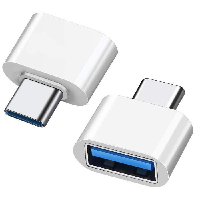 2-en-1 Adaptateur USB C-Micro vers USB, USB C vers USB, Cable Adaptateur  Micro vers USB 3.0 OTG Compatible avec iMac Android G[131] - Cdiscount  Informatique