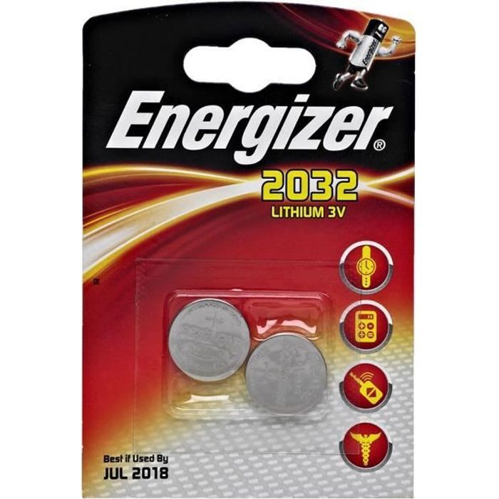 Pile Bouton Lithium CR2032 3V ENERGIZER