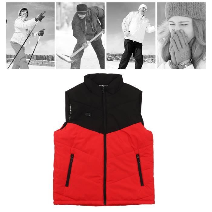 Gilet Chauffant USB 2024 Homme/Femme - 26 Zones Chauffantes - 4 Niveaux De Chaleur - Léger Et Lavable