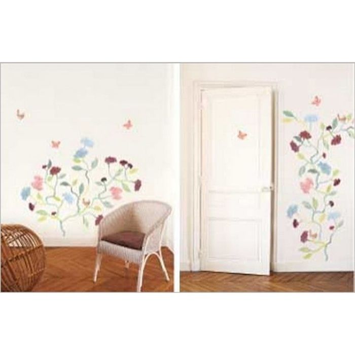 STICKERS MURAUX XXL ARBRE MULTICOLORE Cdiscount Maison