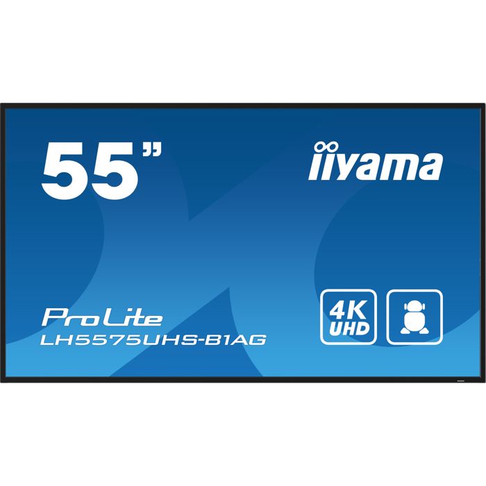 Iiyama LH5575UHS B1AG 54.6 4KIPSAndroidRJ45WIFI - vue 2
