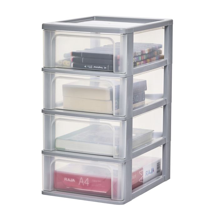 Hocadrv 3 Pièce Boite Rangement Plastique Tiroir Organiseur De Bureau
