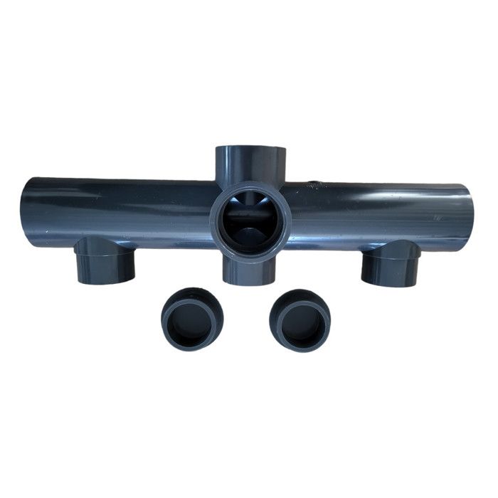 Traversée De Paroi PVC ø40mm (2 Pouces) - Pour Cuve IBC, Aquaponie - Perçage 60mm - Filetage 2" - Jardiboutique