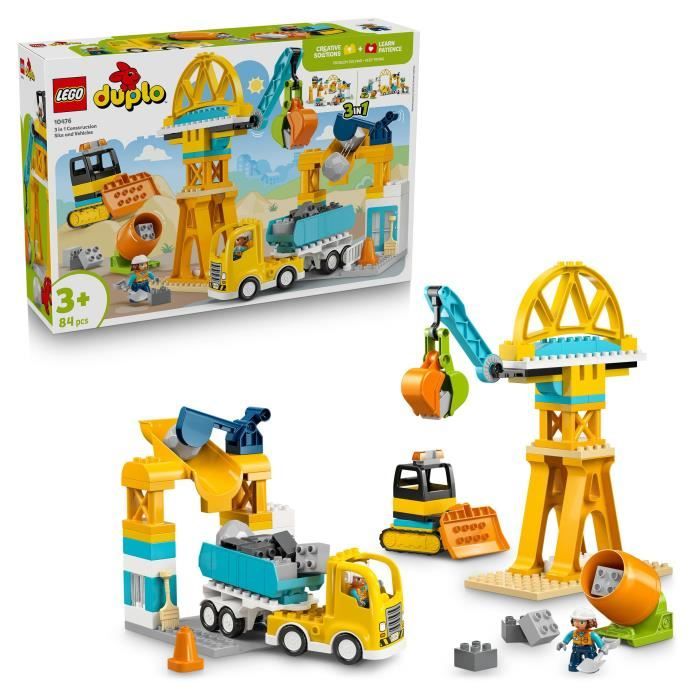LEGO DUPLO Town Le Chantier et les Véhicules de Construction 10476 - vue 6