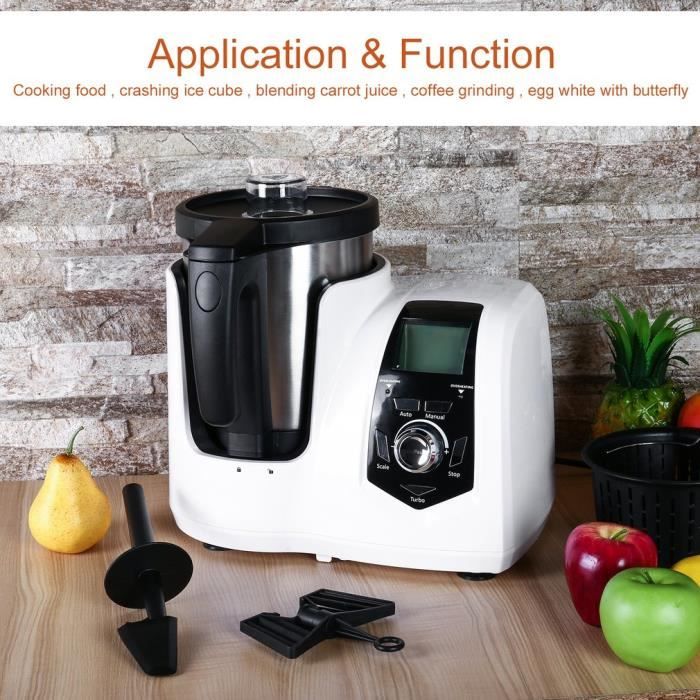 Robot Culinaire Multifonctionnel 5 Litres 3en1 - Robot de Cuisine - 10 Robot Culinaire Multifonctionnel 5 Litres 3en1 - Robot de Cuisine - 10