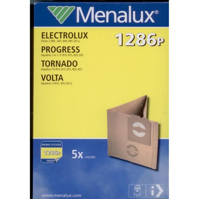 MENALUX 1286P-S47 - paquet de 5 sacs Menalux adap