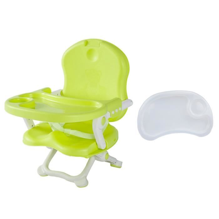 Chaise Petite Enfant Pliable Reglable De Voyage Leger Dossier Et Tablette Pour Manger Bebe Vert Cdiscount Puericulture Eveil Bebe