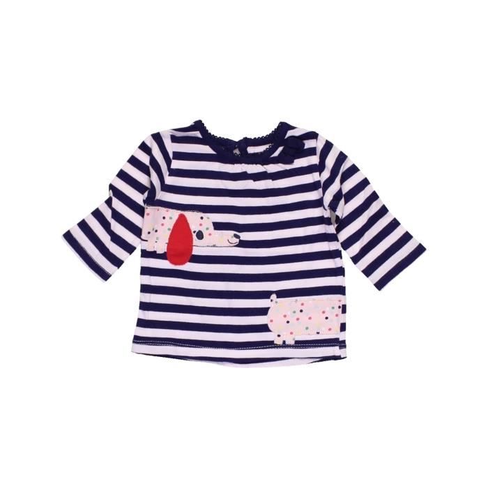 T Shirt Manches Longues Bebe Fille Primark 1 Mois Blanc Hiver Vetement Bebe Blanc Achat Vente T Shirt Prolongation Soldes Cdiscount