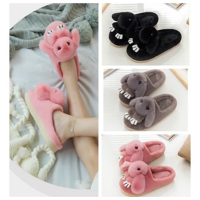 achat pantoufles femme